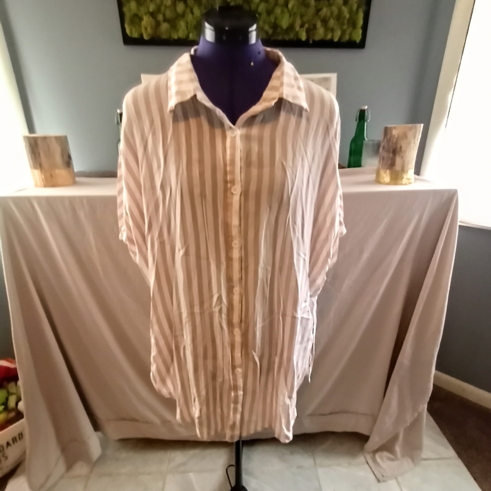 Oversized button up shirt